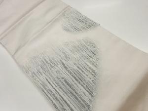 作家物 手描き抽象木々模様名古屋帯